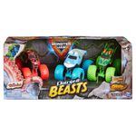 Monster-Jam--set-Charged-Beasts-Monster-Truck-die-cast-Dragon-Octon8er-Jurassic-Attack-ufficiali-in-scala-164-giocattoli