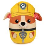 Spin Master GUND Peluche da strizzare PAW Patrol Rubble, giocattolo ufficiale del cartone animato di successo