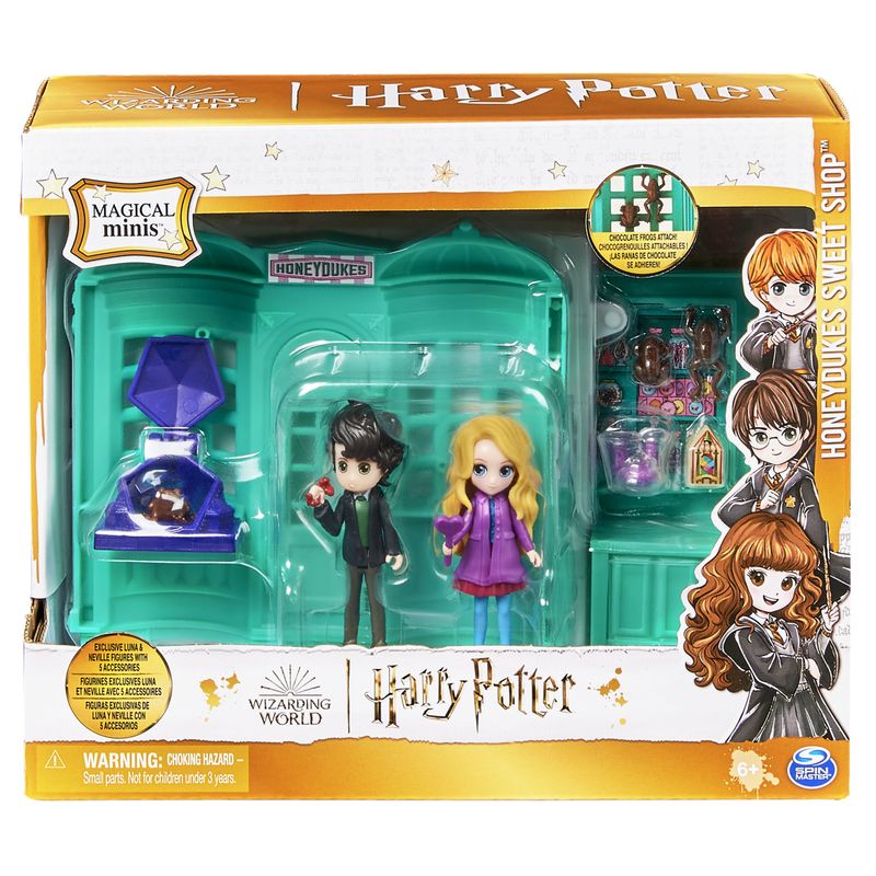 Wizarding-World-Harry-Potter-Magical-Minis-Negozio-Mielandia-con-2-personaggi-e-5-accessori-giocattoli-per-bambini-dai-6