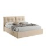 Letto matrimoniale Melia con contenitore crema