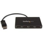 StarTech.com Hub MST DisplayPort a 4 Porte - Adattatore Multi-Monitor DP 1.2