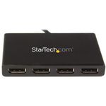 StarTech.com-Hub-MST-DisplayPort-a-4-Porte---Adattatore-Multi-Monitor-DP-1.2---Sdoppiatore-Splitter-Video-DisplayPort-1080p-per-quattro-Monitor---DP-a-4xDP---Solo-Windows--MSTDP124DP-