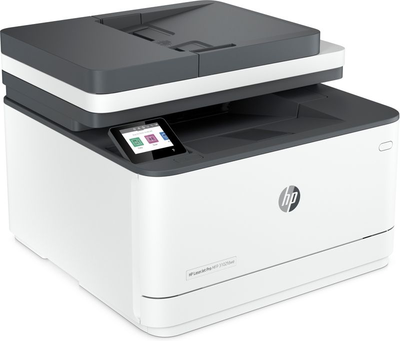 HP-LaserJet-Pro-MFP-3102fdwe-3G630E-Stampante-Multifunzione-Laser-A4-Monocromatica-Fronte-Retro-Automatico-33-ppm-Wi-Fi-Fax-HP-Smart-3-Mesi-di-Piano-Toner-Instant-Ink-incluso-con-HP--Bianca