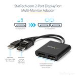 Startech-Triple-Head-1.2 DisplayPort-monitor-Mst-Hub-2-Ports