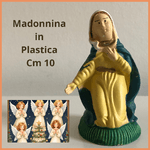 Statuine presepe plastica Madonnina presepi artigianale madonna presepio natale decorazioni natalizie vintage addobbi creazioni fai da te