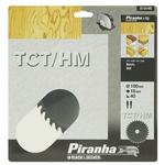 Lama x13145-xj piranha mm 190 40denti tct/hm black+decker