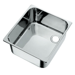 Lavello in acciaio inox rettangolare mm 320x350 altezza cm 15