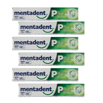 Dentifricio mentadent p prevenzione completa pezzi 6 verde tubo 75 millilitri