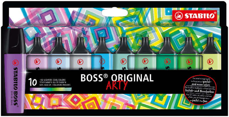 STABILO-BOSS-ORIGINAL-evidenziatore-10-pz-Punta-smussata-Multicolore