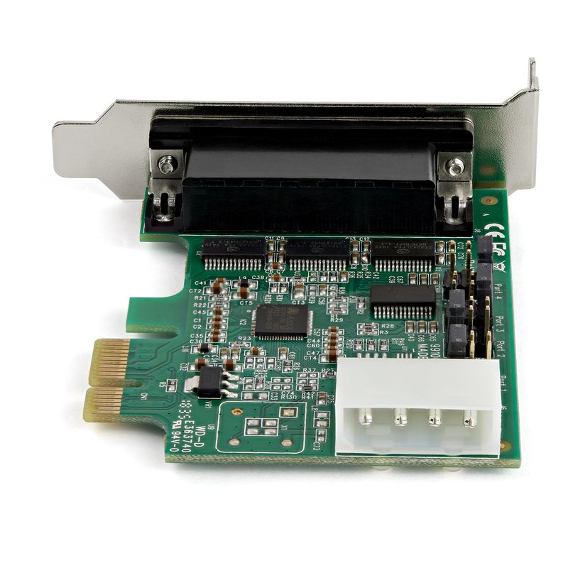 StarTech.com-Scheda-Adattatore-Seriale-PCI-Express-RS232-a-4-Porte-Scheda-Controller-Host-Seriale-PCIe-RS232-PCIe-a-Seriale-DB9---16950-UART-Scheda-di-Espansione-a-Basso-Profilo-Windows-Linux