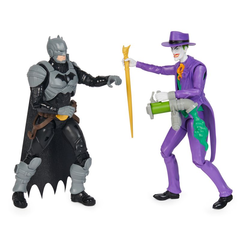 DC-Comics-Action-Figure-Batman-Adventures-Batman-vs-Joker-in-scala-2-Action-Figure-Batman-Alte-30-cmSupereroe-e-Supernemico-con-12-Accessori-e-17-Punti-di-Articolazione-Giochi-per-Bambini-4-Anni