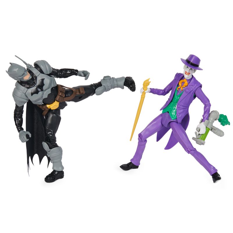 DC-Comics-Action-Figure-Batman-Adventures-Batman-vs-Joker-in-scala-2-Action-Figure-Batman-Alte-30-cmSupereroe-e-Supernemico-con-12-Accessori-e-17-Punti-di-Articolazione-Giochi-per-Bambini-4-Anni