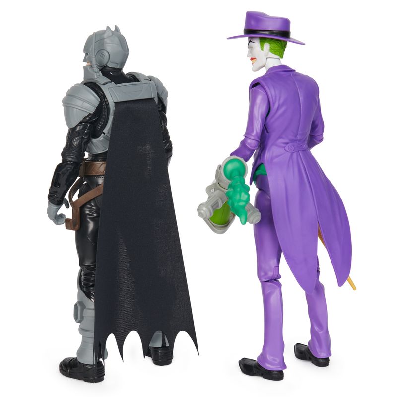 DC-Comics-Action-Figure-Batman-Adventures-Batman-vs-Joker-in-scala-2-Action-Figure-Batman-Alte-30-cmSupereroe-e-Supernemico-con-12-Accessori-e-17-Punti-di-Articolazione-Giochi-per-Bambini-4-Anni