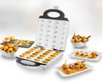 Unold-48360-piastra-per-waffle-24-waffle-1400-W-Acciaio-inossidabile-Bianco