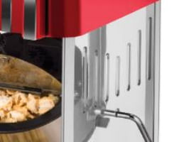 Unold-Retro-Macchina-per-Popcorn-Rosso-Argento-300W