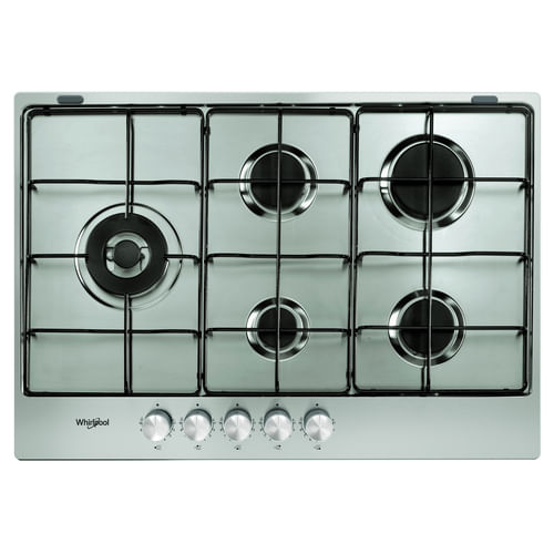 Whirlpool-KGML-751-IX-Acciaio-inox-Da-incasso-75-cm-Gas-5-Fornello-i-