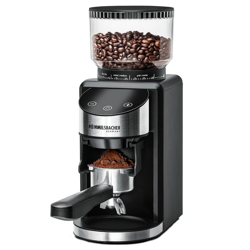 Rommelsbacher-EKM-400-macina-caffe-200-W-Nero-Acciaio-inox