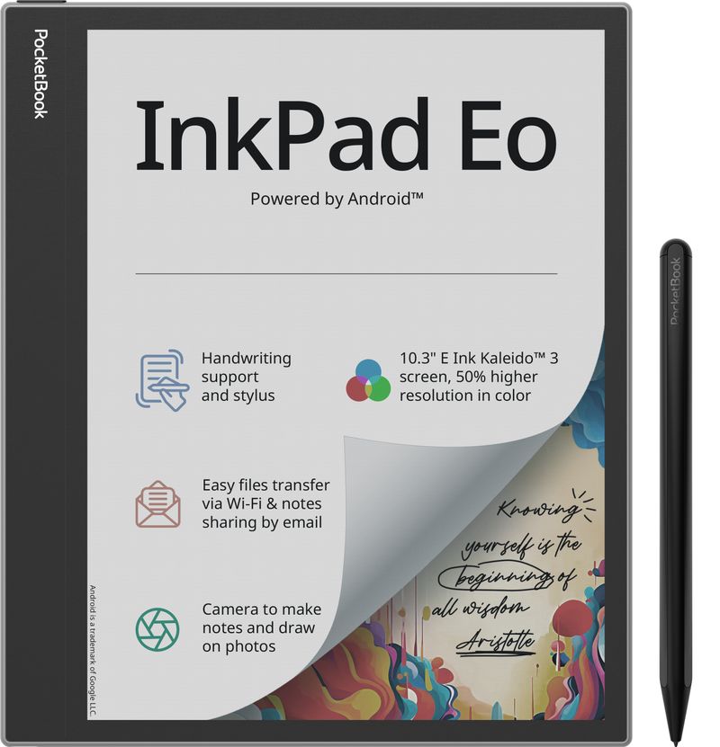 PocketBook-InkPad-Eo---Mist-Grey-lettore-e-book-Touch-screen-64-GB-Wi-Fi-Nero-Grigio