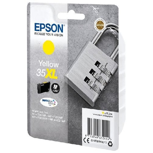 Epson-Padlock-Singlepack-Yellow-35XL-DURABrite-Ultra-Ink