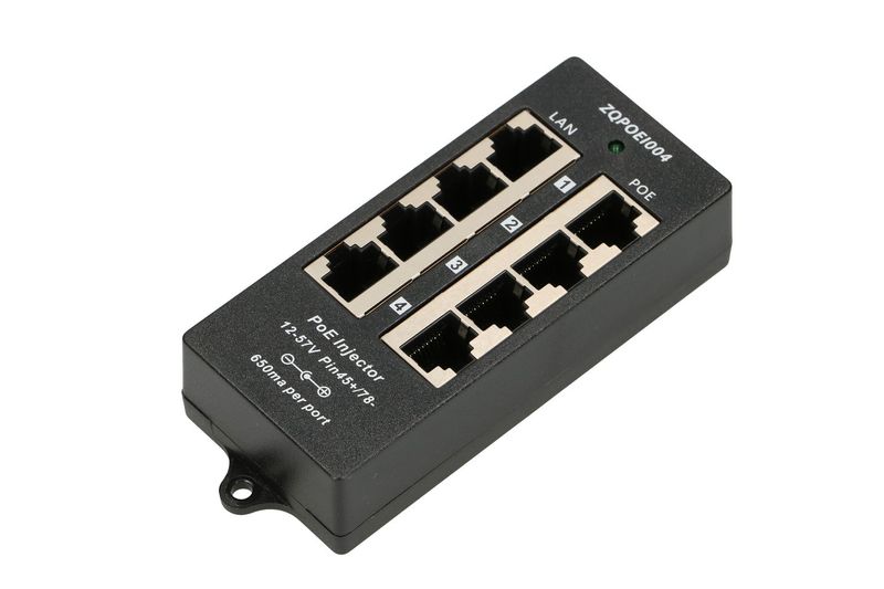 Extralink-4-porte-|-Iniettore-PoE-|-4x-100-Mb-s-RJ45