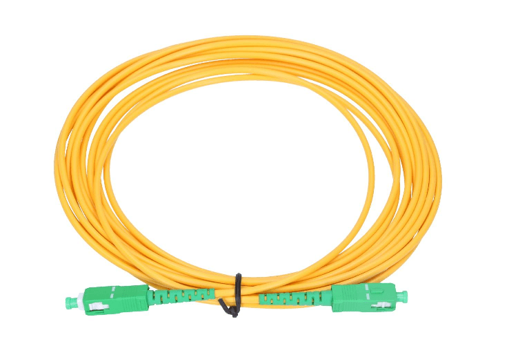 Extralink-SC-APC-SC-APC-|-Patchcord-|-Single-Mode-Simplex-G657A-3mm-0.5m