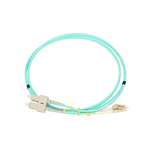 Extralink LC/UPC-SC/UPC | Patchcord | Multimodale, OM3, Duplex, 3mm, 2m