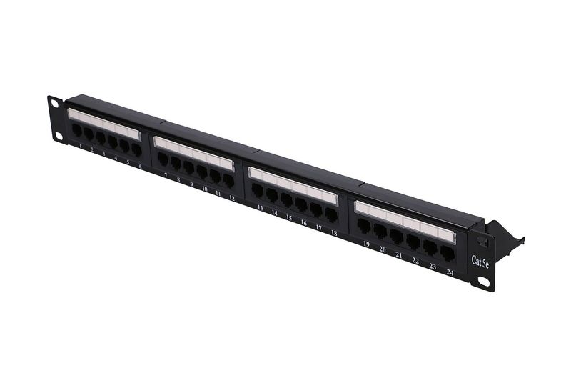 Extralink-CAT5E-UTP-V2-|-Patchpanel-|-24-porte