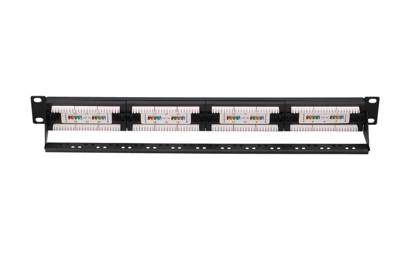 Extralink-CAT5E-UTP-V2-|-Patchpanel-|-24-porte