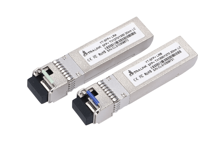 Extralink-SFP--10G-|-Modulo-SFP--WDM-|-10Gbps-1270-1330nm-single-mode-20km-LC-DOM-coppia-dedicata-a-HP-ARUBA