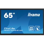 Iiyama TE6514MIS-B1AG visualizzatore di messaggi Pannello piatto interattivo 165,1 cm (65") LCD Wi