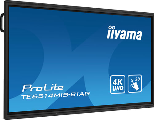 iiyama-TE6514MIS-B1AG-visualizzatore-di-messaggi-Pannello-piatto-interattivo-1651-cm--65---LCD-Wi-Fi-435-cd-m²-4K-Ultra-HD-Nero-Touch-screen-Processore-integrato-Android-24-7