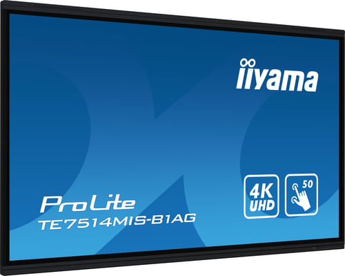 iiyama-TE7514MIS-B1AG-visualizzatore-di-messaggi-Pannello-piatto-interattivo-1905-cm--75---LCD-Wi-Fi-435-cd-m²-4K-Ultra-HD-Nero-Touch-screen-Processore-integrato-Android-24-7