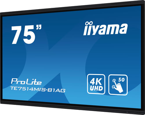 iiyama-TE7514MIS-B1AG-visualizzatore-di-messaggi-Pannello-piatto-interattivo-1905-cm--75---LCD-Wi-Fi-435-cd-m²-4K-Ultra-HD-Nero-Touch-screen-Processore-integrato-Android-24-7