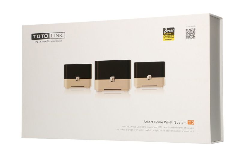 Totolink-T10-|-WiFi-Router-|-AC1200-Dual-Band-MU-MIMO-3x-RJ45-1000Mb-s-1x-USB