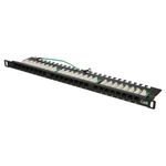 Extralink CAT6 UTP 0.5U | Patchpanel | 24 porte