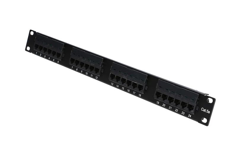 Extralink-CAT5E-UTP-|-Patchpanel-|-24-porte