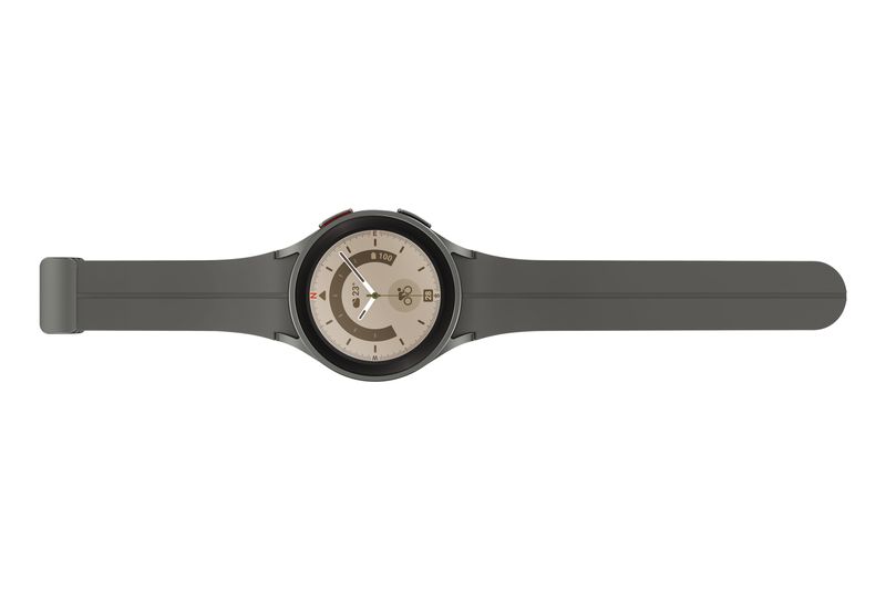 SAMSUNG-GALAXY-WATCH5-PRO---TITANFARBEN-GRAU---INTELLIGENTE-UHR-MIT-SPORTBAND---TITANIUM-GRAY---16-G