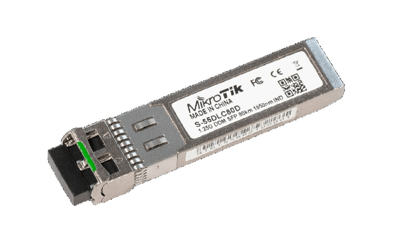 MikroTik-S-55DLC80D-|-Modulo-SFP-|-125Gb-s-2x-LC-1550nm-80km-DDM-Single-mode