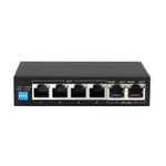 Extralink KRIOS | Switch PoE | 4x Gigabit PoE/PoE+, 2x RJ45 Uplink Gigabit, 60W