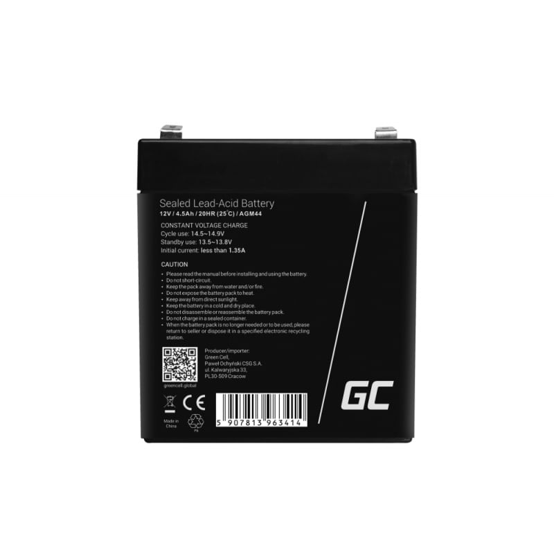 Green-Cell-AGM44-batteria-UPS-Acido-piombo--VRLA--12-V-45-Ah