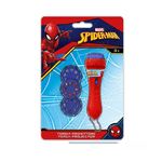 Trade Shop Traesio-torcia Proiettore Spider Man 24 Immagini Da Proiettare Gioco Bambini Uomo Ragno -