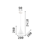 Sospensione-Moderna-Cocktail-Vetro-Bianco-1-Luce-E14