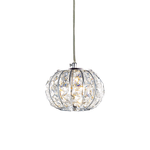 Lampadario-Classico-Calypso-Metallo-Cristallo-Cromo-1-Luce-G9-3W-3000K