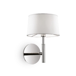 Ideal Lux Applique Moderna Hilton Metallo Bianco 1 Luce G9 3W 3000K Luce Calda