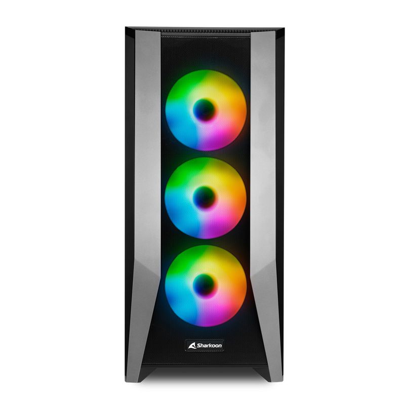 Sharkoon-Case-Tg7M-Rgb-Atx-Vetro-Temperato-7-Slot-Espansione-3X120Mm-Fan-Front-1X120Mm-Fan-Rear