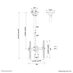 Neomounts-Supporto-da-soffitto-per-schermi-LCD-LED-Plasma