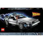 LEGO Icons 10300 Macchina del Tempo Ritorno al Futuro, Set Modellino Delorean da Costruire