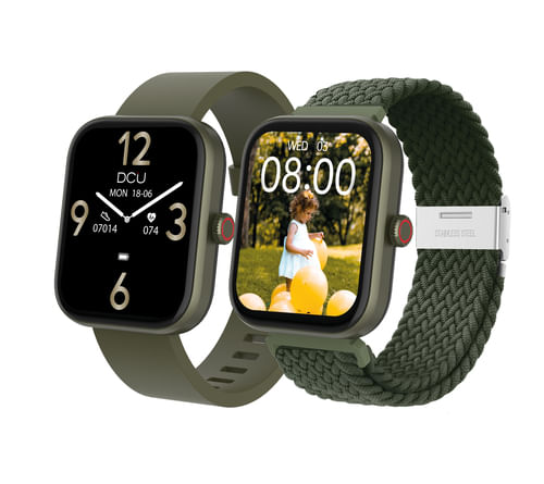 DCU-Advance-Tecnologic-34157063-smartwatch-e-orologio-sportivo-457-cm--1.8--TFT-44.5-mm-Digitale-240-x-286-Pixel-Touch-screen-Verde