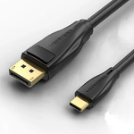 Cavo convertitore Vention USB-C maschio a Displayport maschio - 15 m - nero