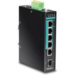 Trendnet TI-PG541 switch di rete Non gestito L2 Gigabit Ethernet (10/100/1000) Supporto Power over Ethernet (PoE) Nero